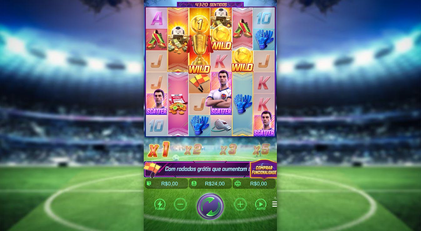 Ultimate Striker jogo Layout