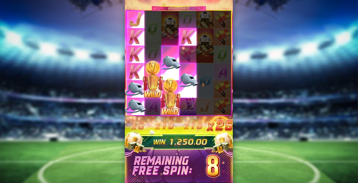 Bônus rodadas grátis slot Ultimate Striker