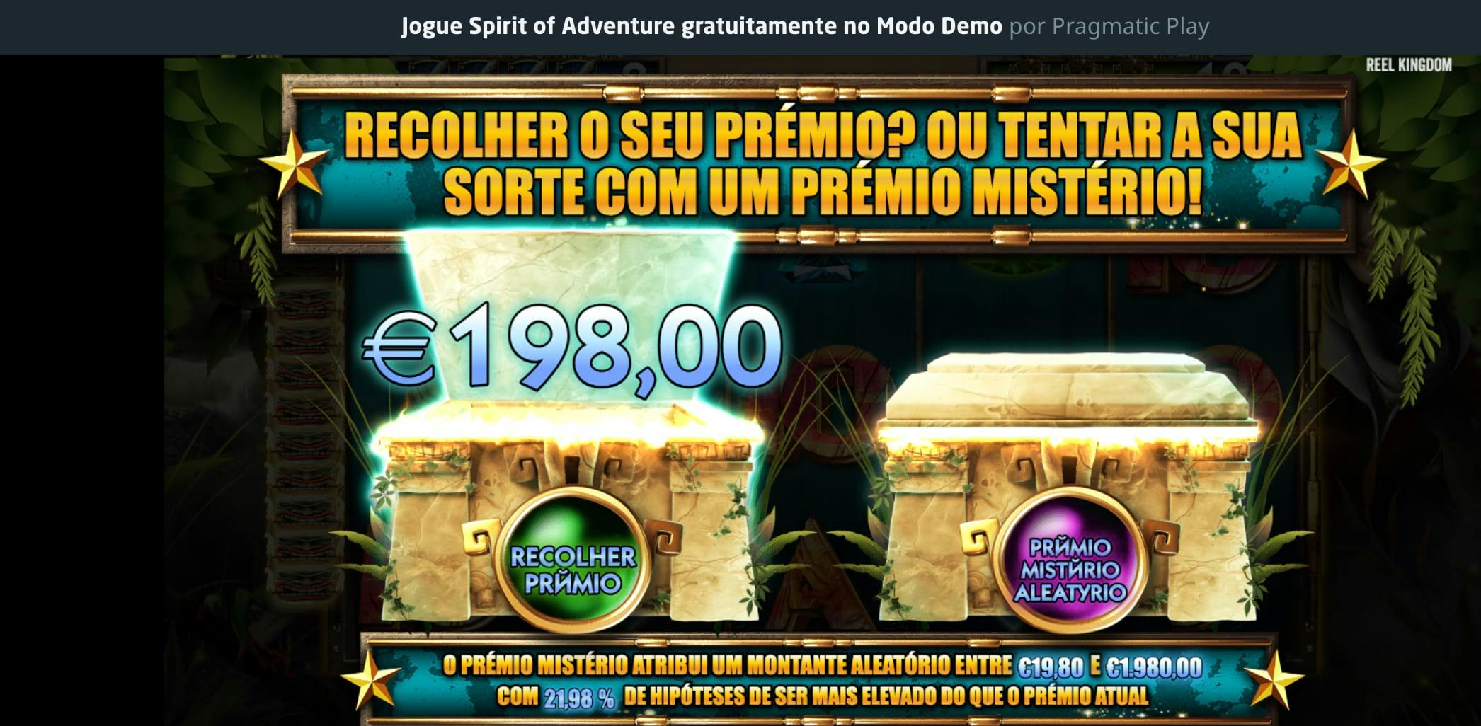 Spirit of Adventure Caixa Misteriosa