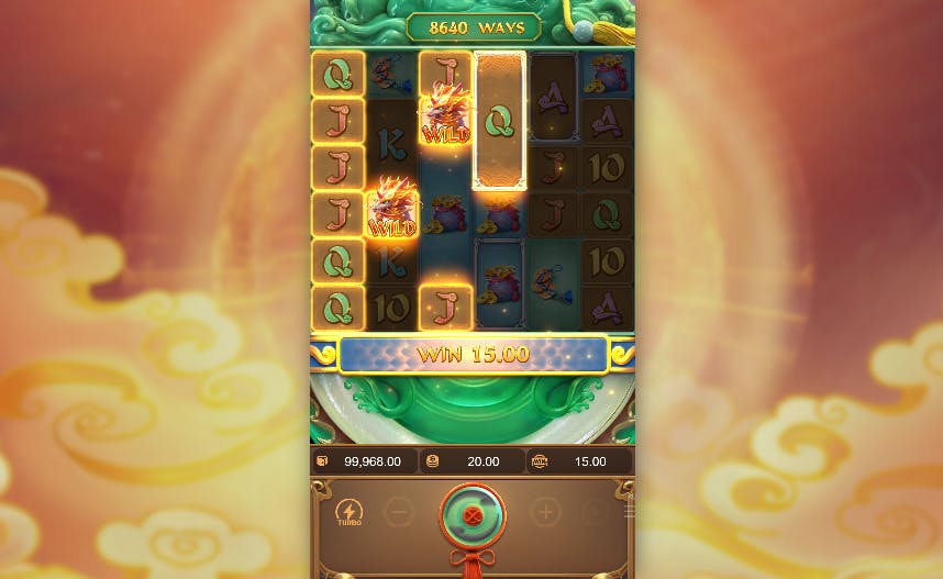 Slot Ways of the Qilin combinação vencedora