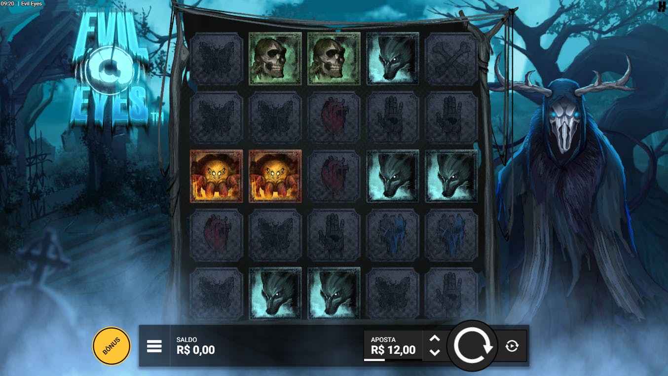 Evil Eyes Jogo Layout