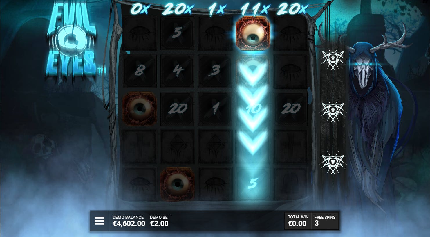 Recurso Noite Perversa jogo Evil Eyes