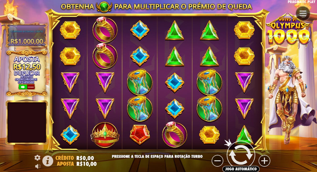 Gates of Olympus 1000 Jogo Layout
