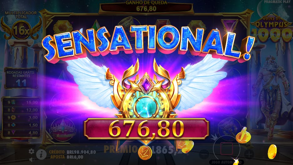 Epic Win jogo Gates of Olympus 1000x