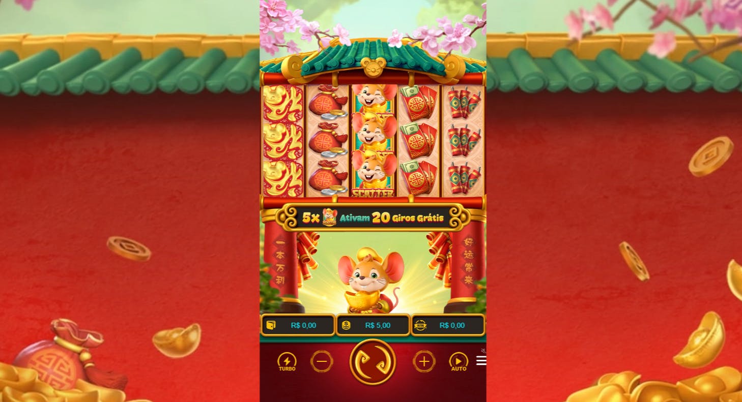 Fortune mouse 2 jogo layout