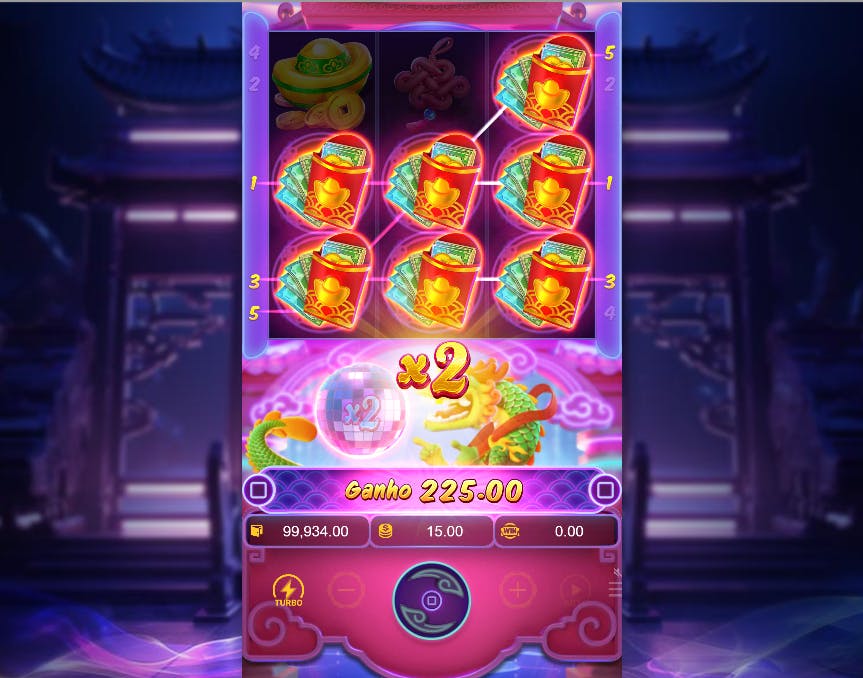 Cilindro multiplicador Fortune Dragon 2 Jogo