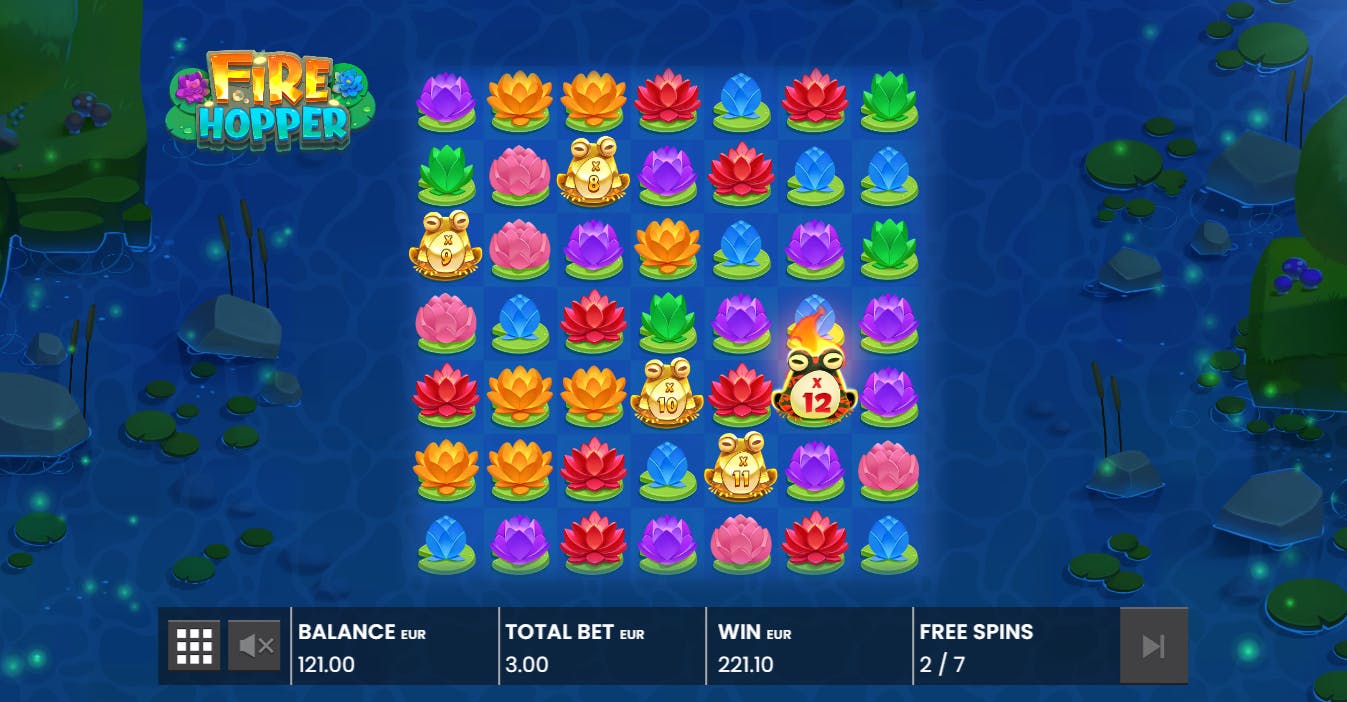 Bônus free spins slot Fire Hopper