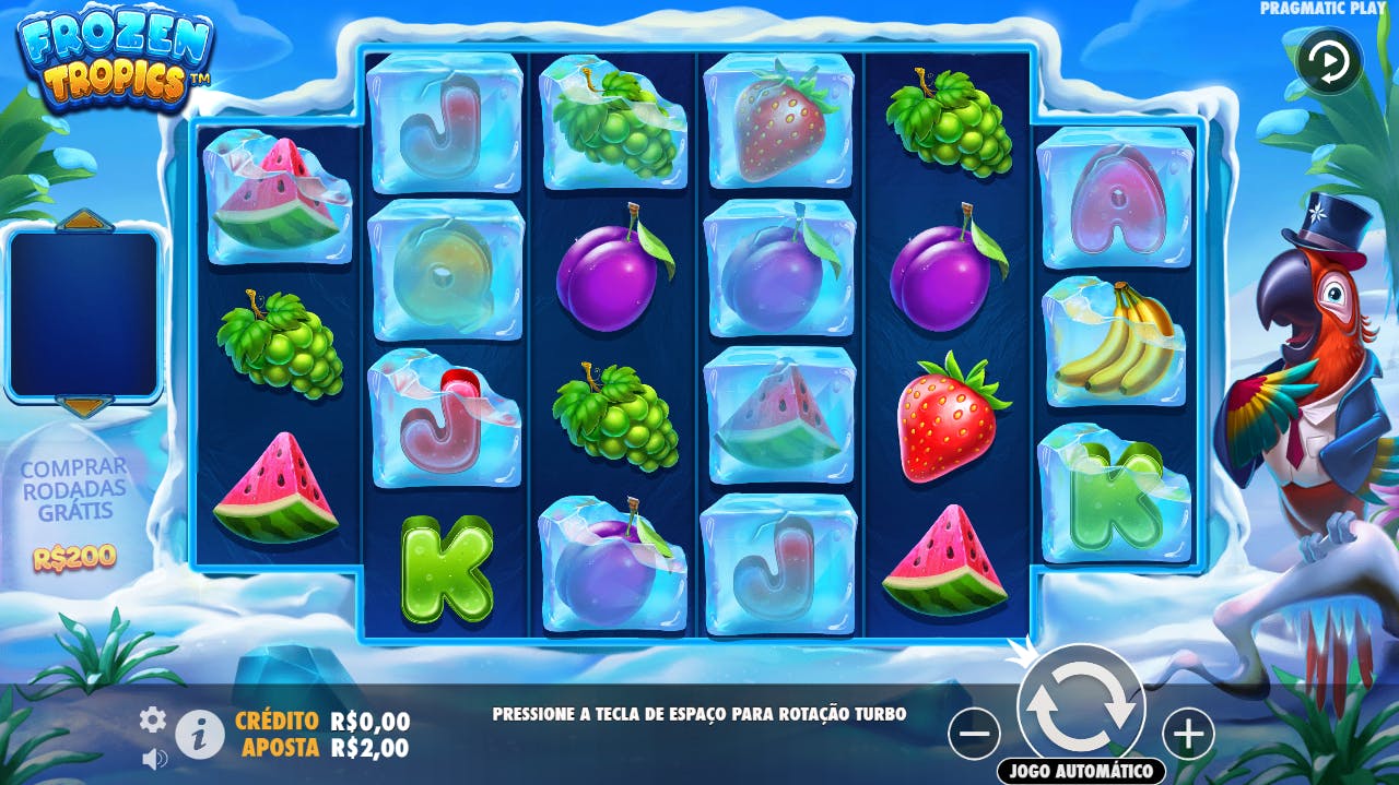 Frozen Tropics jogo layout
