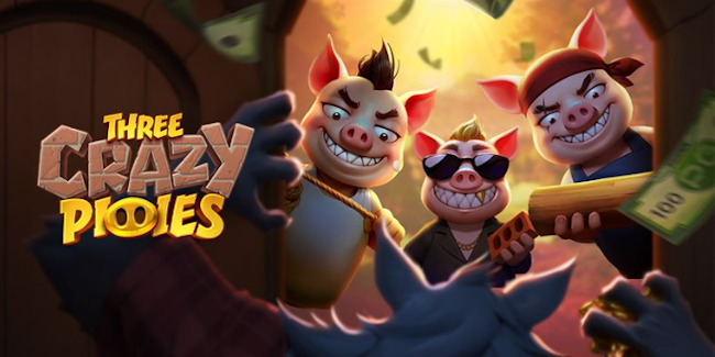 Three Crazy Piggies Logotipo
