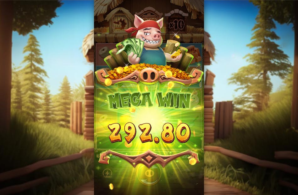 Mega Win slot Three Crazy Piggies