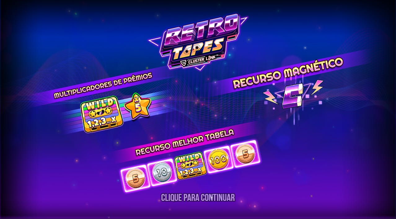 Retro Tapes jogo cassino