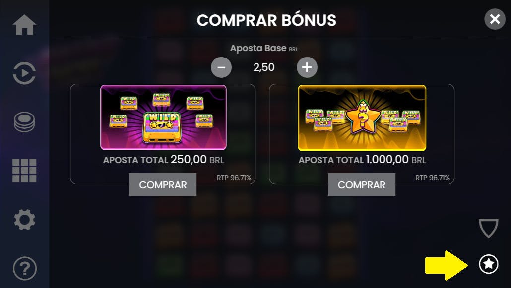 Recurso Compra de bônus slot Retro tapes