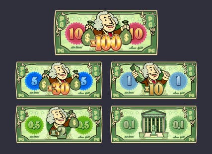Símbolos de pagamento slot Cash Mania
