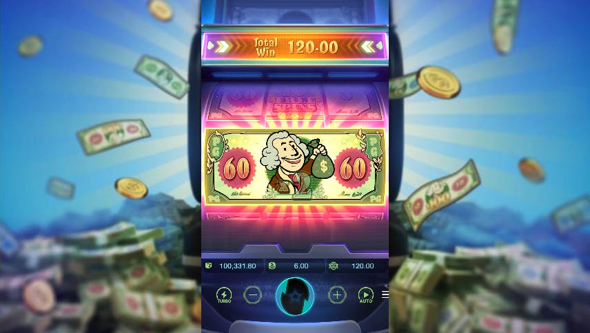 Combinação vencedora slot Cash mania