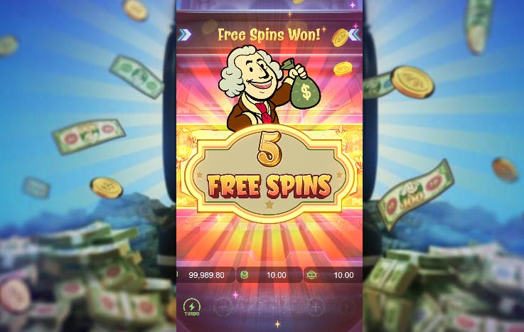 Recurso Rodadas grátis jogo Cash Mania
