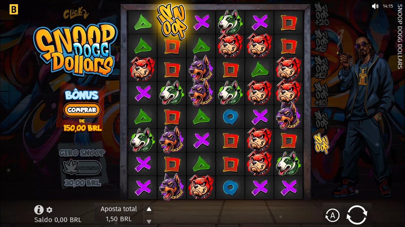 Slot Snoop dog dollars layout