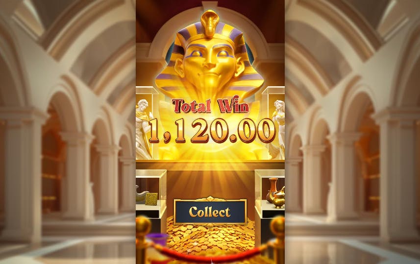 Coletar ganhos slot Museum Mystery