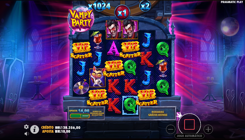 Símbolos Scatter slot Vampy Party