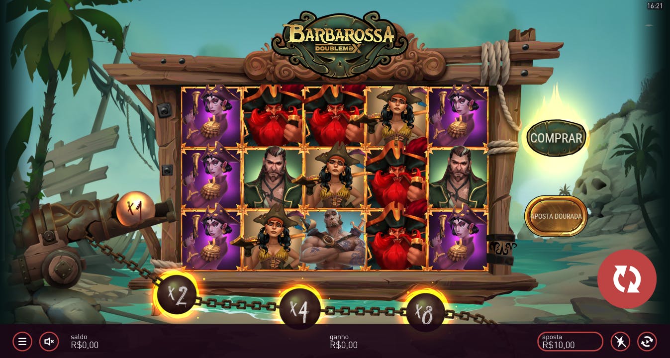 Slot Barbarossa layout