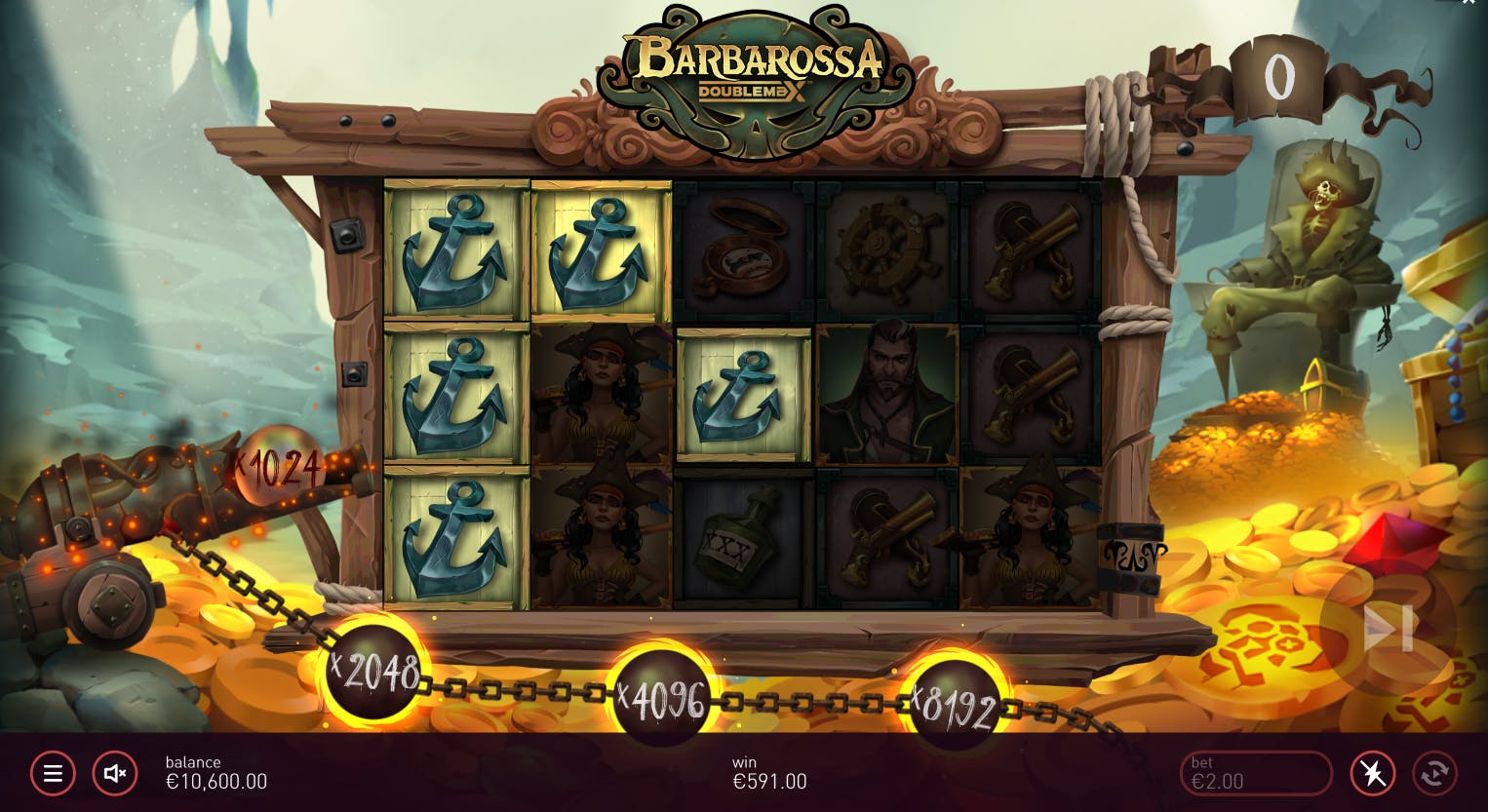 Rodadas Grátis slot Barbarossa