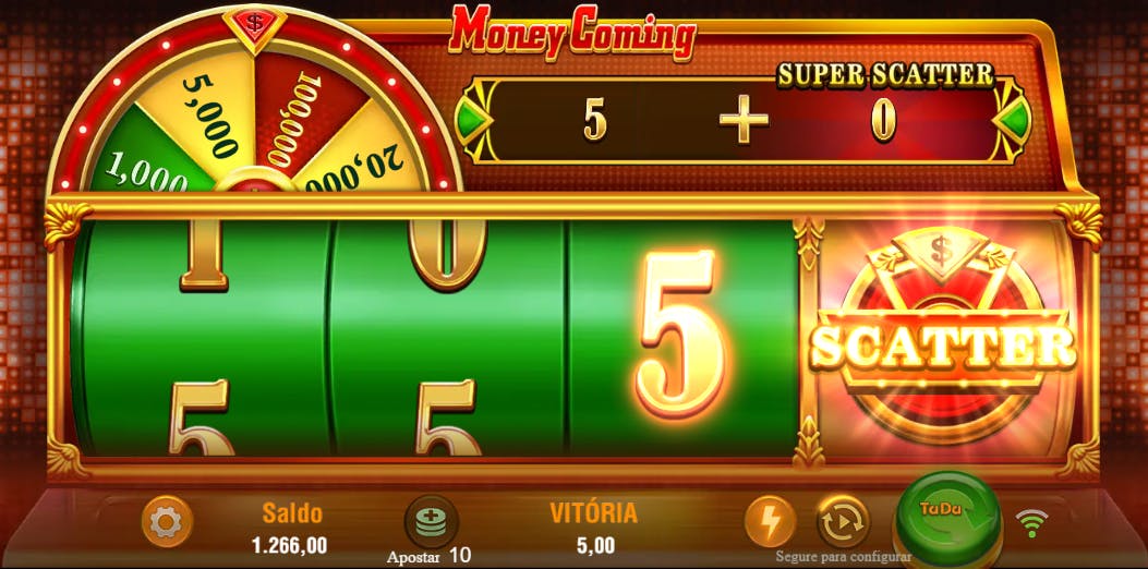 Recurso Roda da Sorte money coming