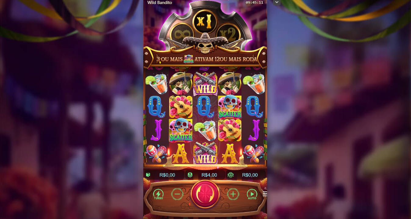Slot Wild Bandito layout