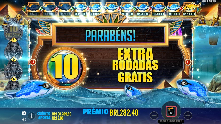 Extra rodadas grátis slot Fish Eye