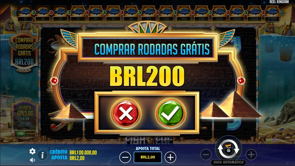 Recurso Compra Bônus Slot Fish Eye