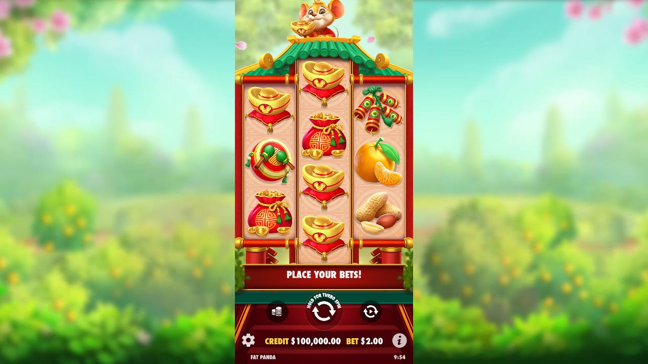 Slot Ratinho Sortudo Layout