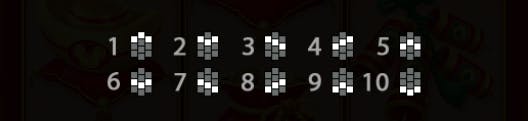Linhas de pagamento jogo ratinho sortudo