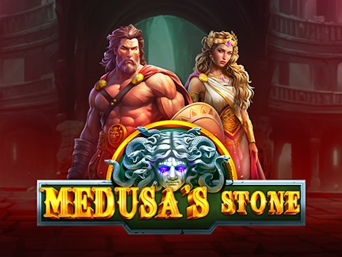 Medusa's stone slot logo