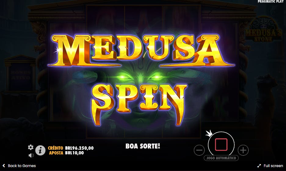 Recurso Medusa Spin slot Medusa's stone