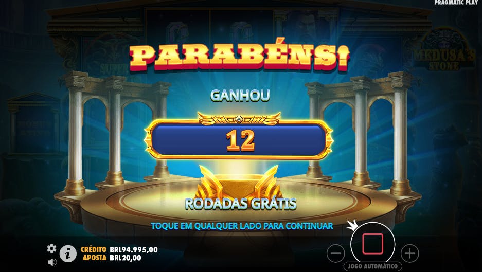 Modo Rodadas grátis slot da medusa