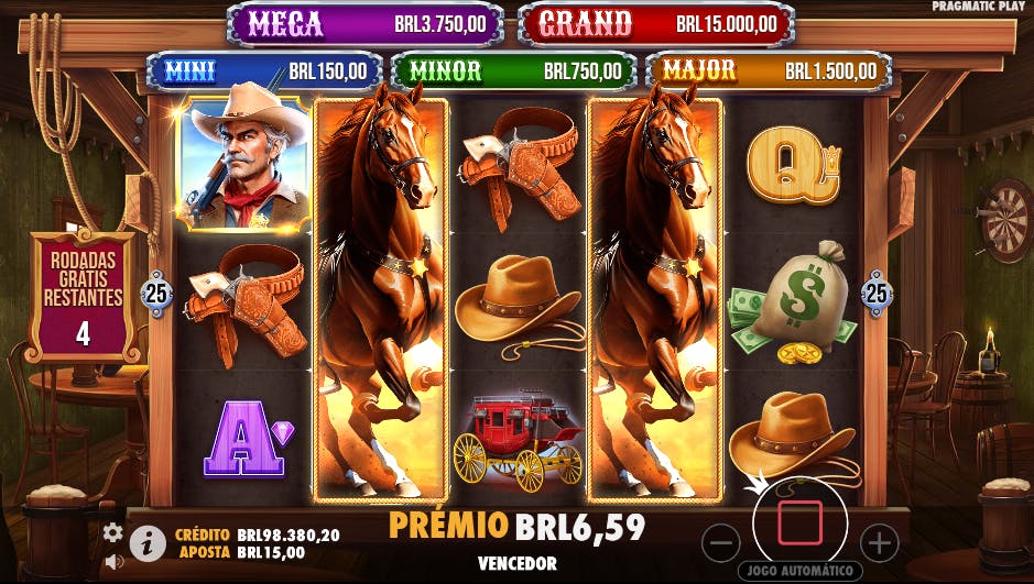 Bônus rodadas grátis slot Badge Blitz