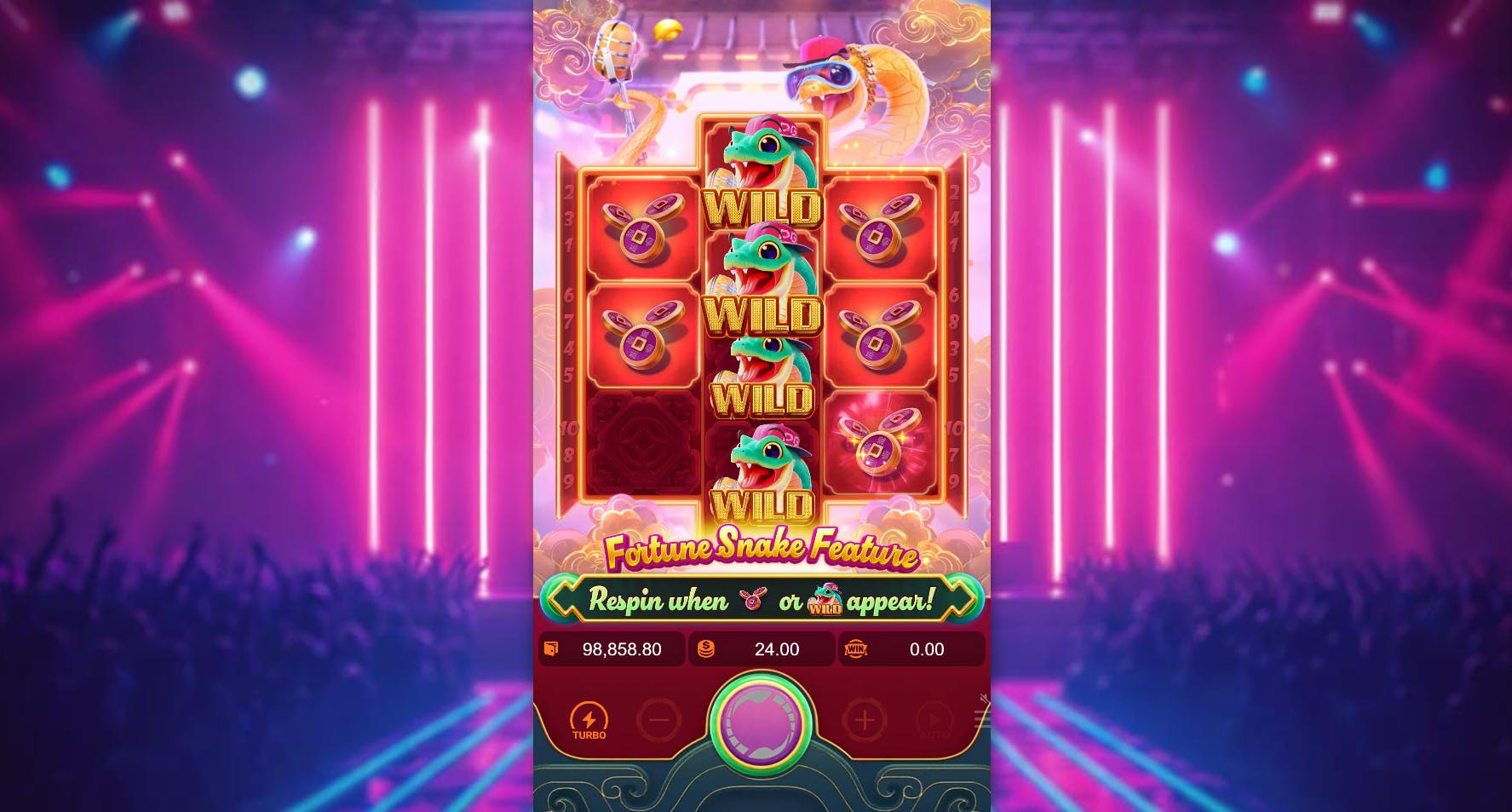 Recurso da cobra jogo Fortune Snake