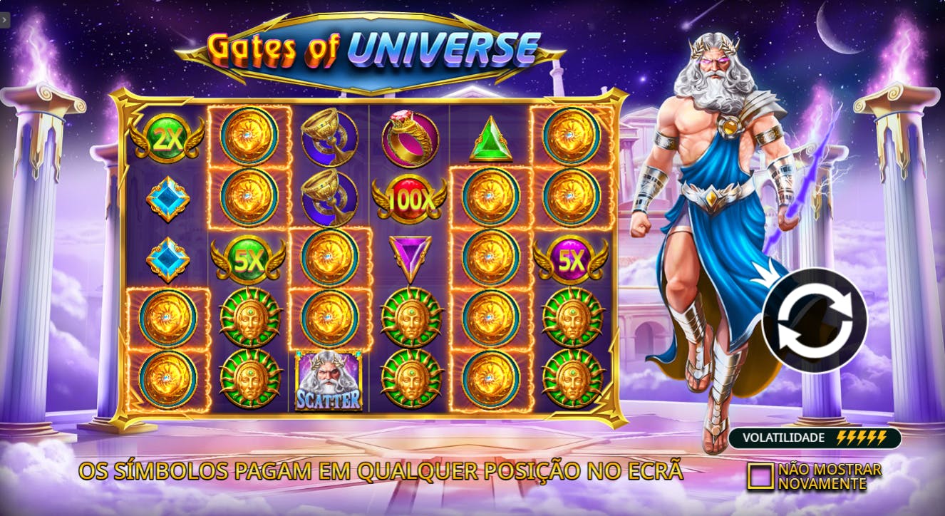 Gates of Universe jogo cassino