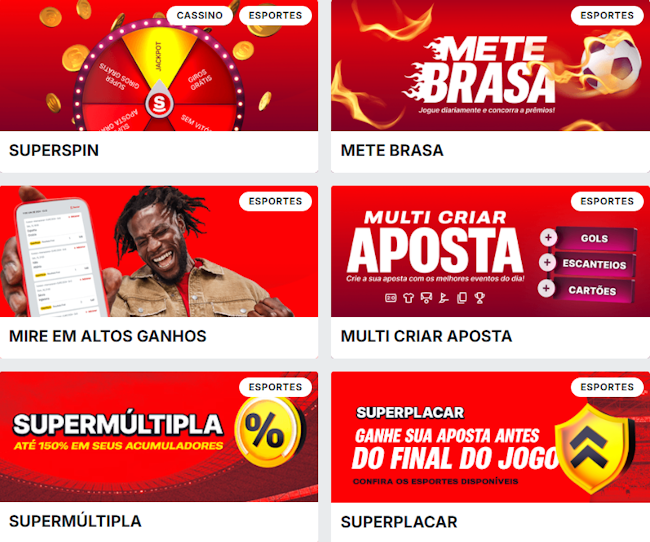 Promoções Esportes Superbet