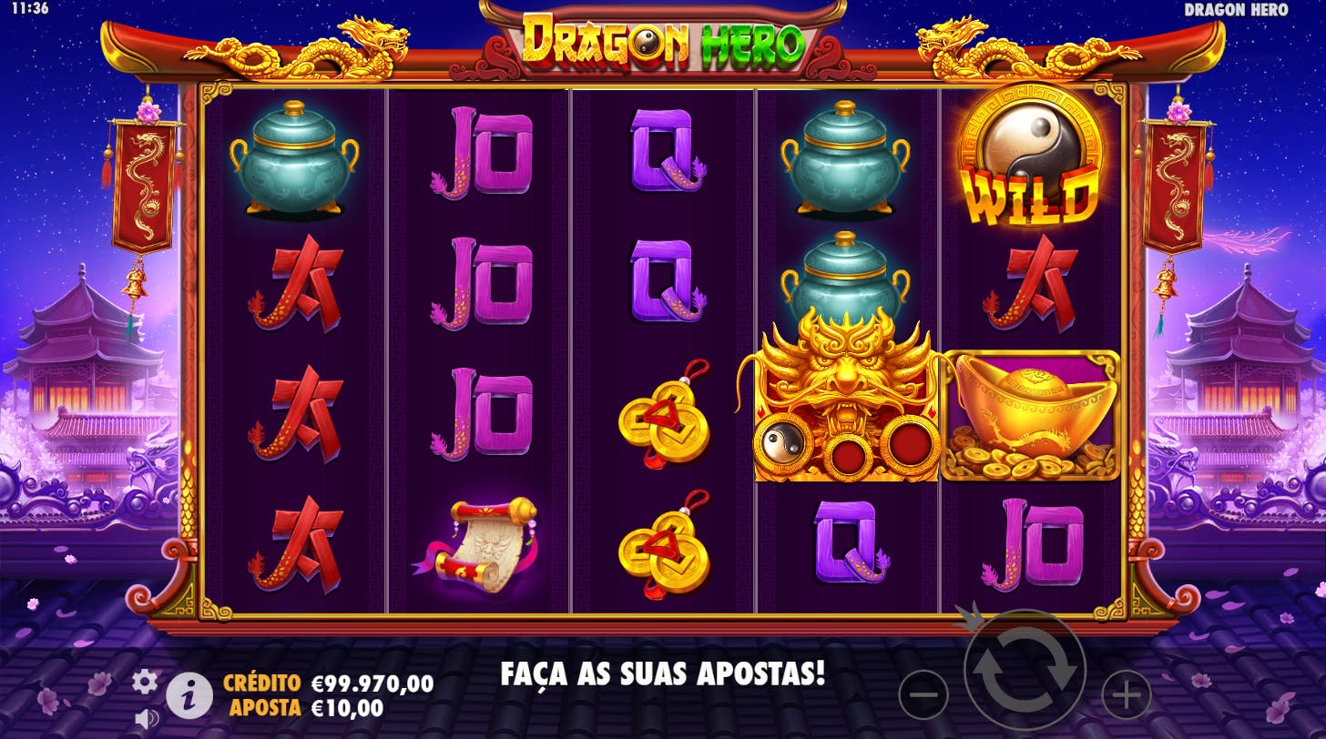 Jogo de cassino Dragon Hero
