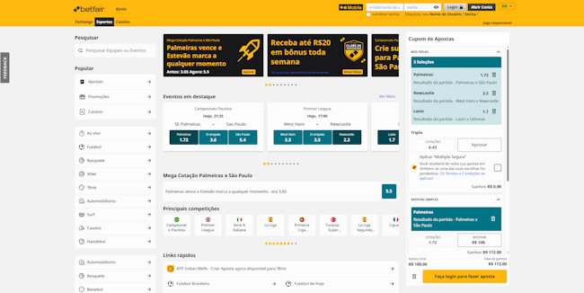 Apostas Esportivas Betfair