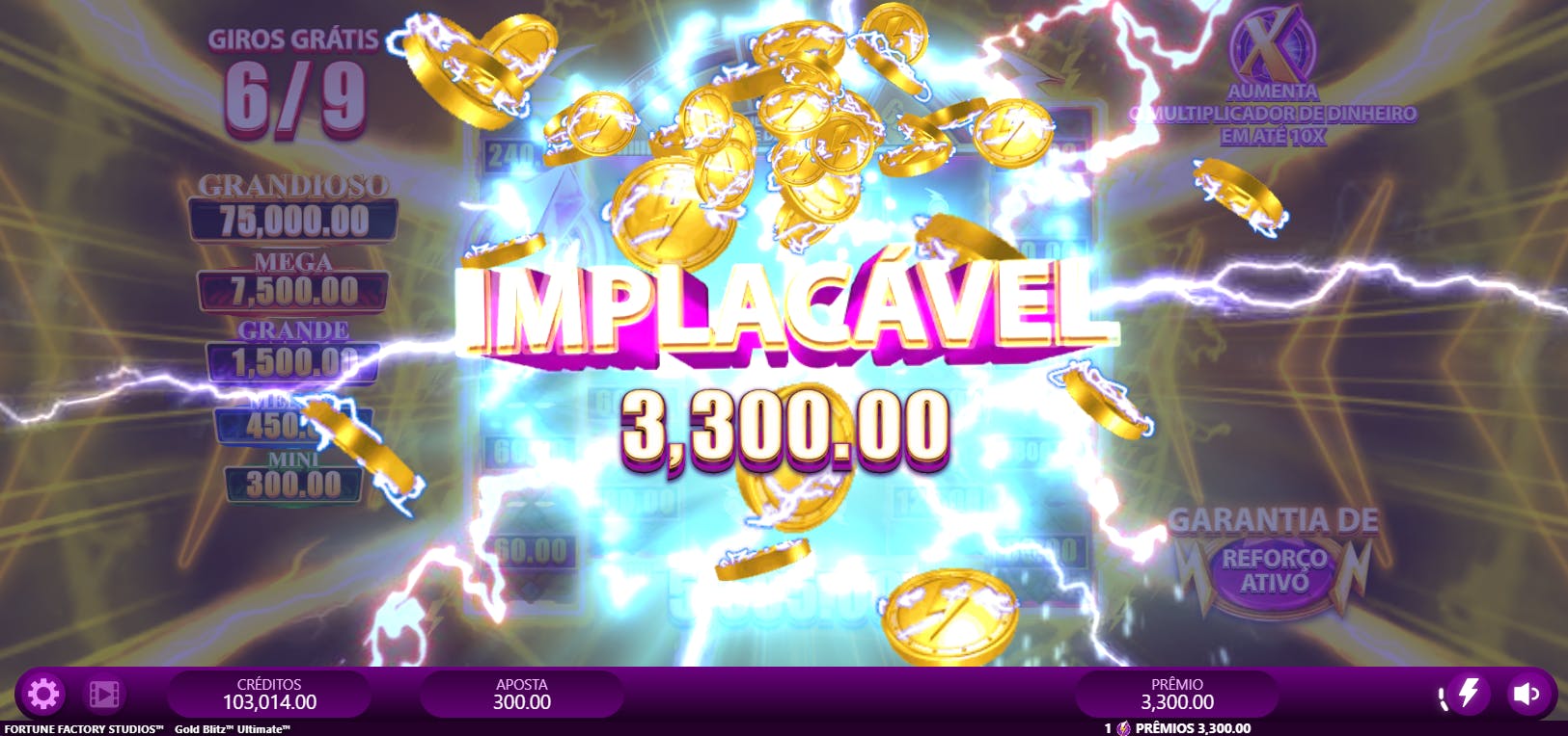 Grande prêmio slot Gold Blitz Ultimate