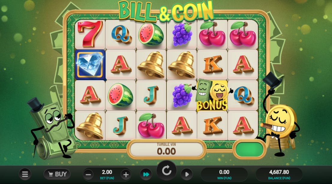 Jogo Bill & Coin Layout