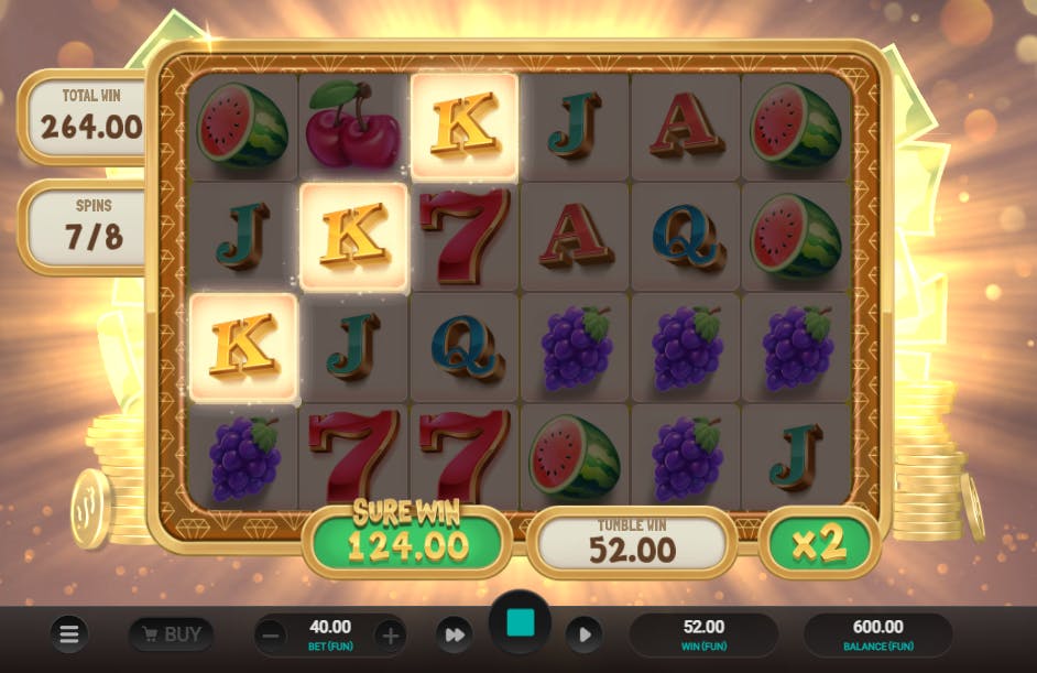 Bônus vitória certa slot Bill & Coin