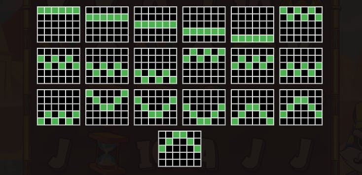 Linhas de pagamento slot Le Pharaoh