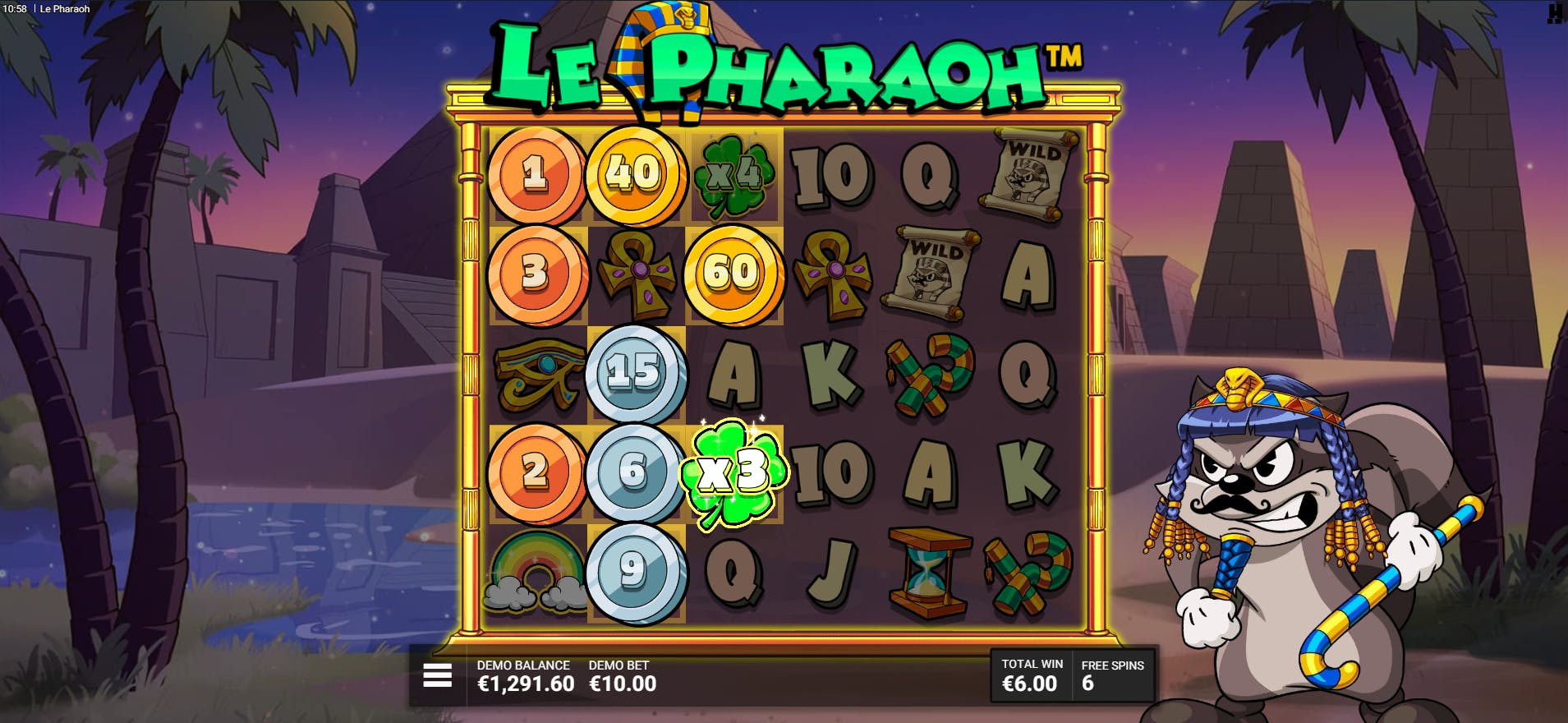 Jogo bônus Super Luck of the Pharaoh