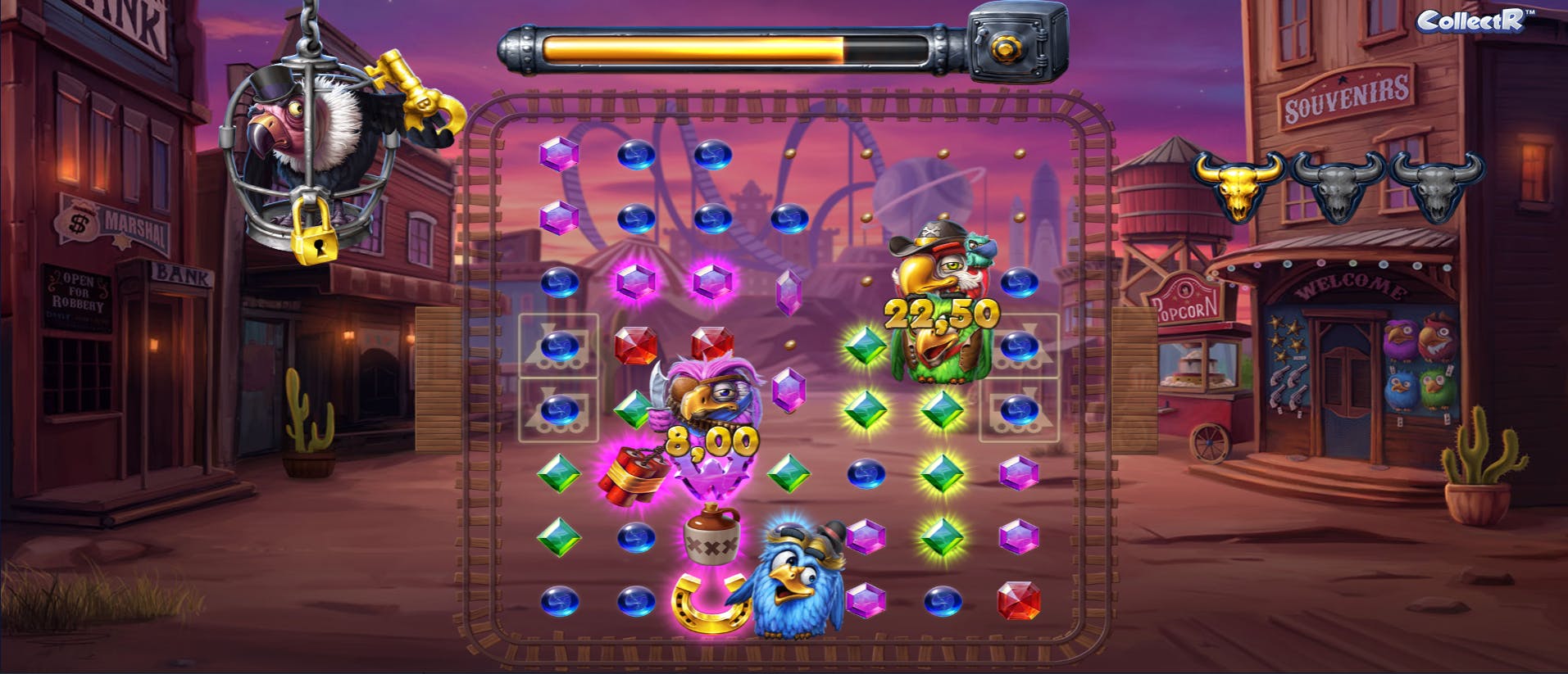 Combinação vencedora slot Pirots 3