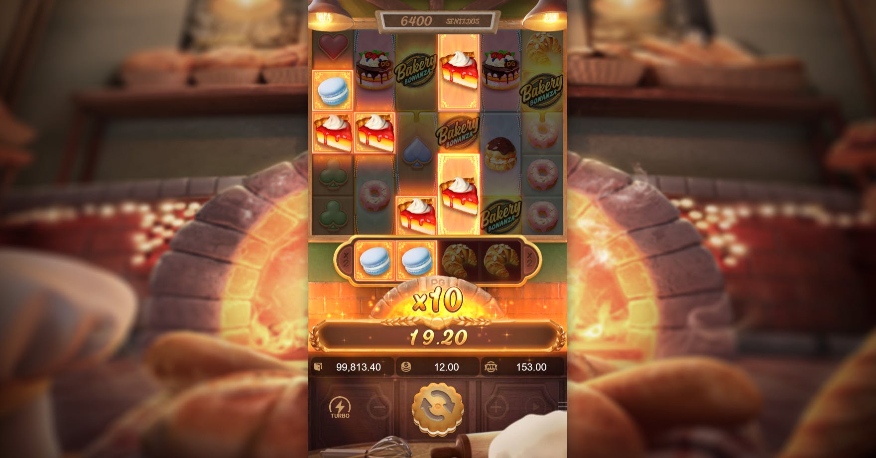Combinação vencedora slot Bakery bonanza
