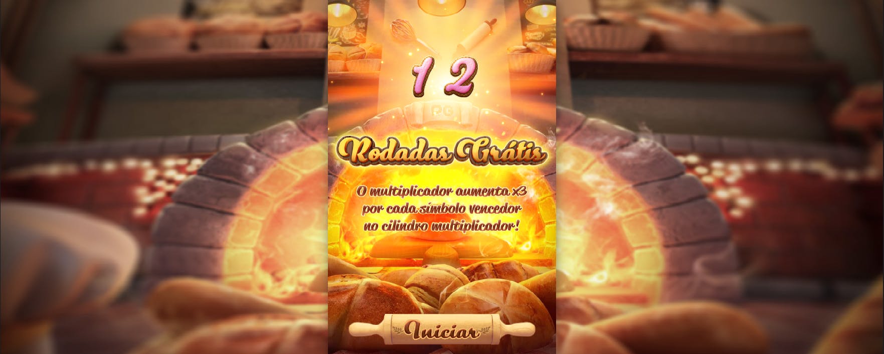 Recurso rodadas grátis jogo Bakery bonanza