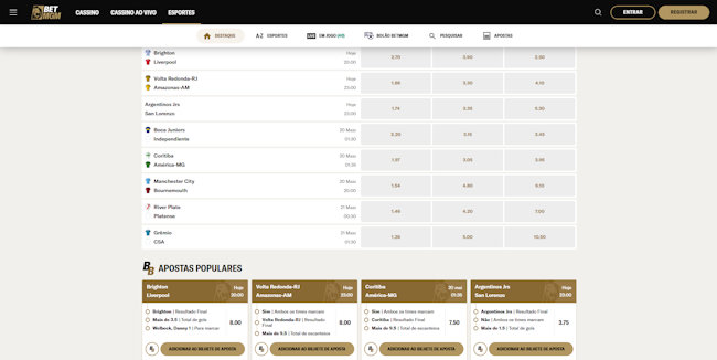 Apostas esportivas BetMGM