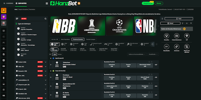 Apostas esportivas HanzBet