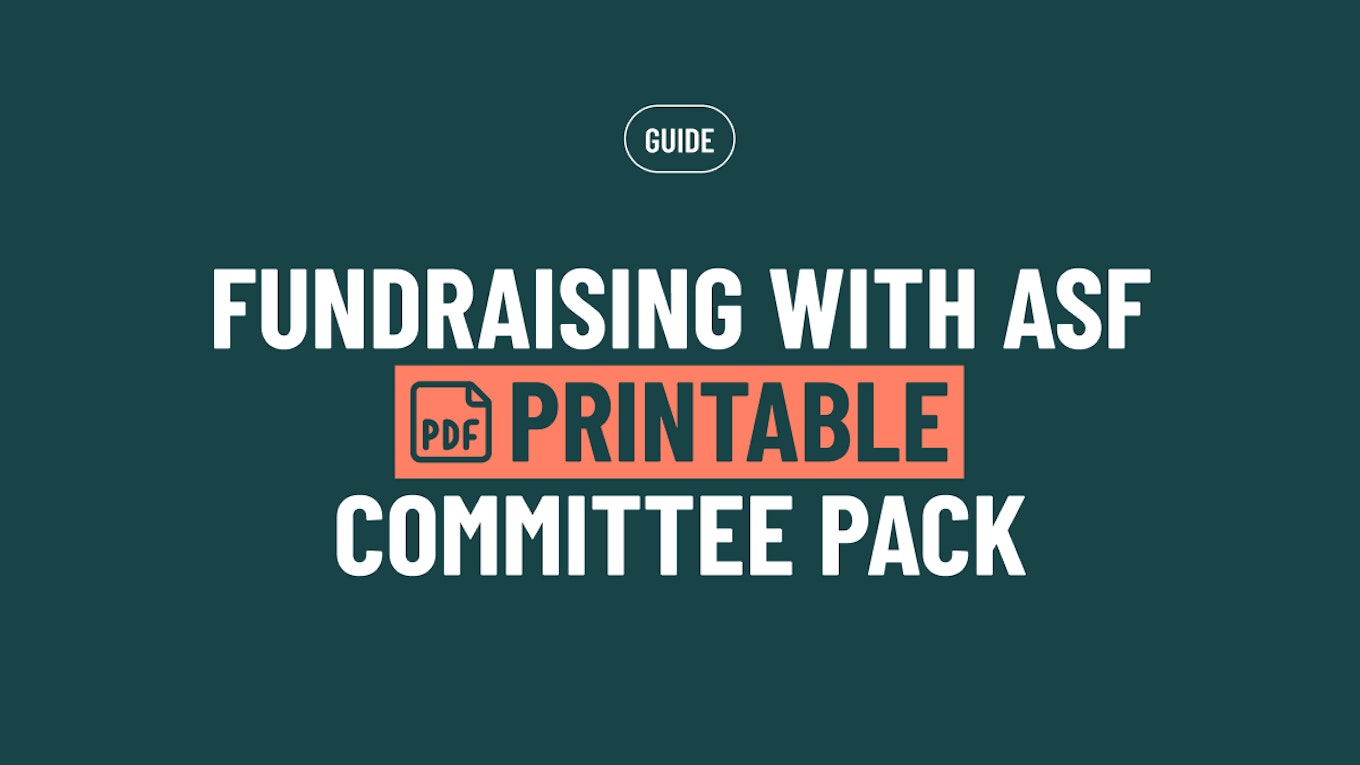 Fundraising with ASF - Printable Committee Pack (PDF) | Australian ...